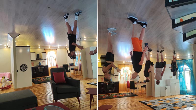upside down house